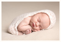 Sleepy newborn girl