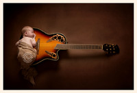 Fine art newborn portrait